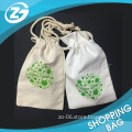 Custom Logo Printed Cheap Small Size Recycle Cotton Rope Gift Bag